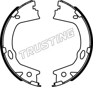 Brake Shoe Set, parking brake