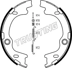 Brake Shoe Set, parking brake