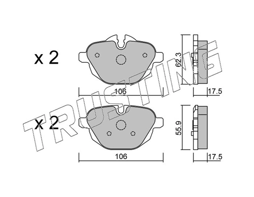 jeux de patin arr bmw g30/520d