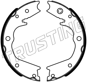 Brake Shoe Set, parking brake