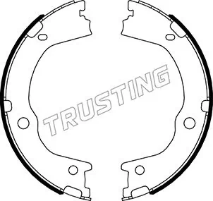 Brake Shoe Set, parking brake
