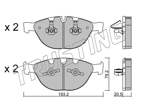 Brake Pad Set, disc brake