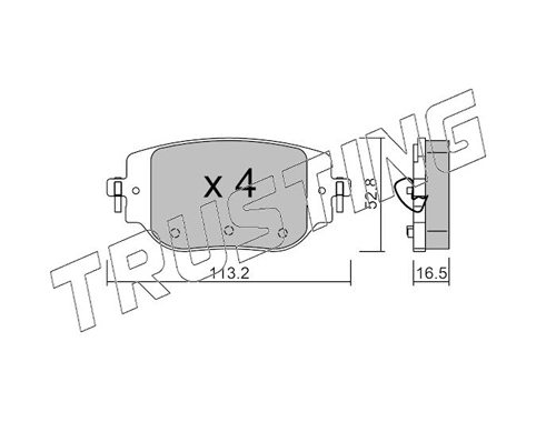 Brake Pad Set, disc brake