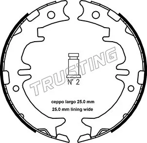 Brake Shoe Set, parking brake
