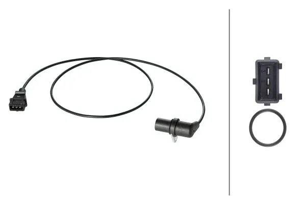 Capteur d'angle, vilebrequin HELLA 6PU 009 146-651