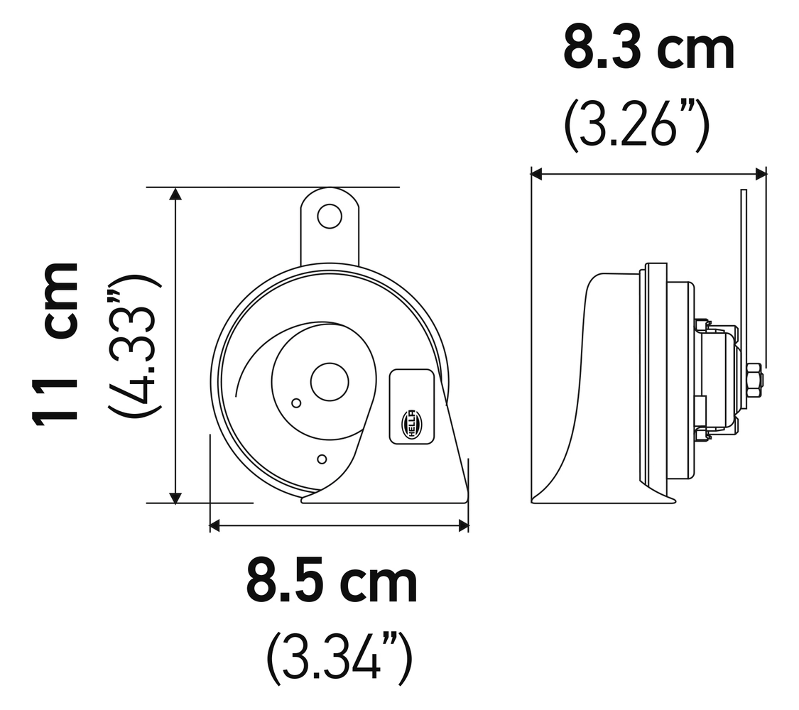 Клаксон Hella (3FH 007 424-801)
