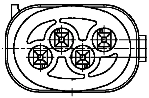 Feu à éclats HELLA 2XD 012 160-847