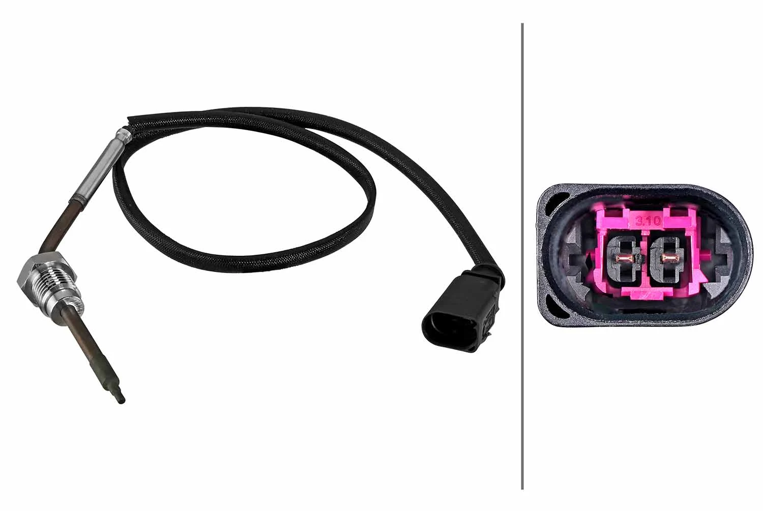 Capteur, température des gaz HELLA 6PT 010 376-741