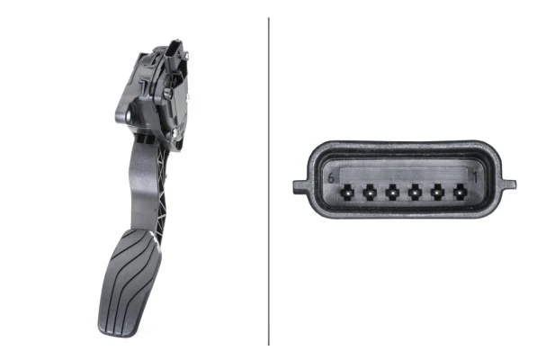 Capteur, position d'accelerateur HELLA 6PV 009 978-791