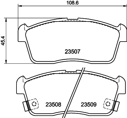 Brake Pad Set, disc brake