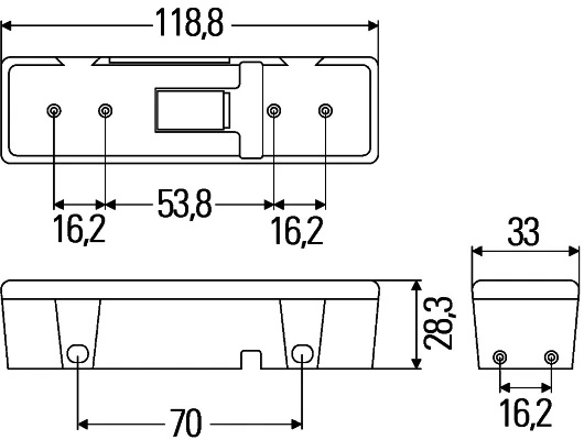 Feu à éclats HELLA 2XD 009 048-101
