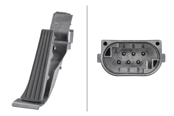 Sensor, accelerator pedal position