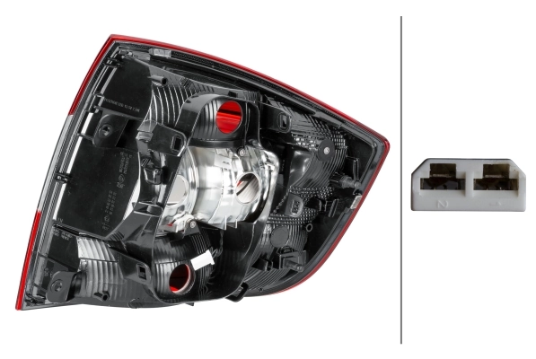 Feu arrière HELLA 9EL 354 849-031