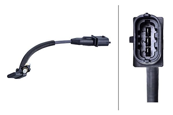 Capteur d'angle, vilebrequin HELLA 6PU 009 168-661