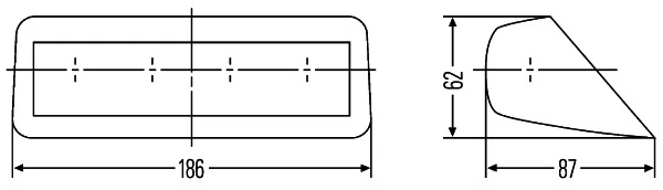 Feu stop additionnel HELLA 2DA 007 428-007