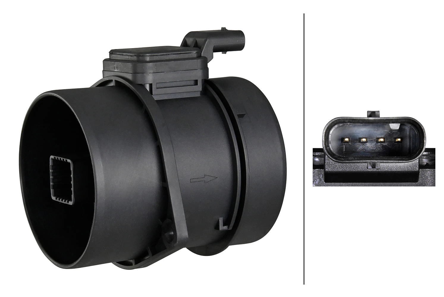 Débitmètre de masse d'air HELLA 8ET 358 095-331