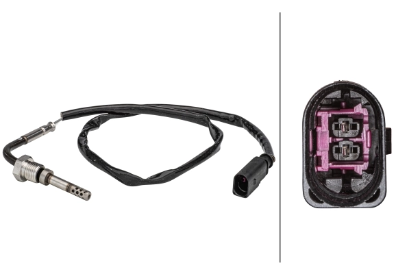 Capteur, température des gaz HELLA 6PT 358 181-091