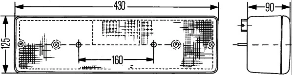 Feu arrière HELLA 2SK 005 883-011