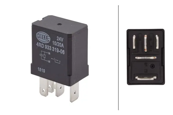 Relais, courant de travail HELLA 4RD 933 319-061
