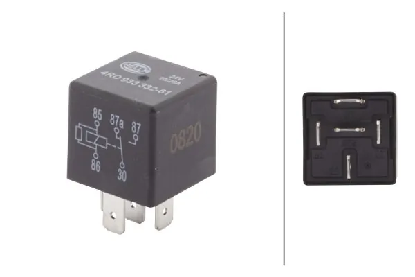 Relais, courant de travail HELLA 4RD 933 332-611