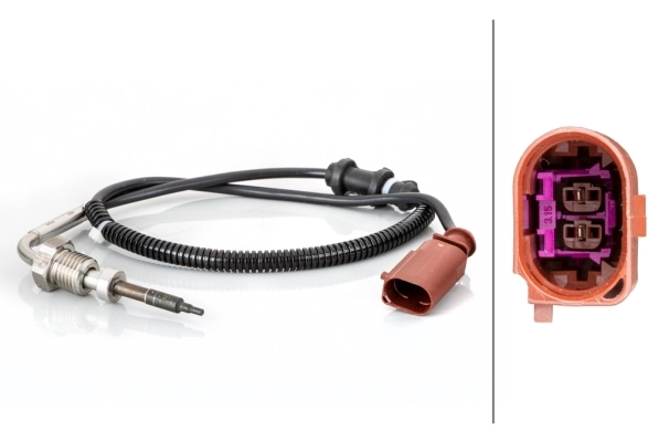 Capteur, température des gaz HELLA 6PT 014 494-881