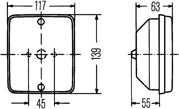 Feu arrière HELLA 2SA 003 236-041
