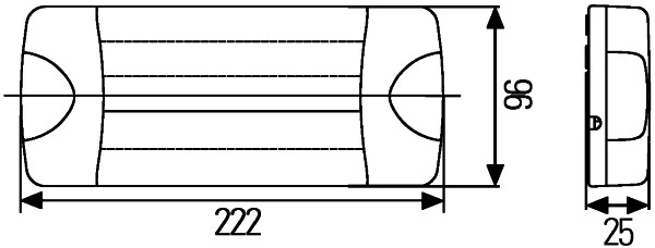 Feu arrière HELLA 2SK 980 602-501
