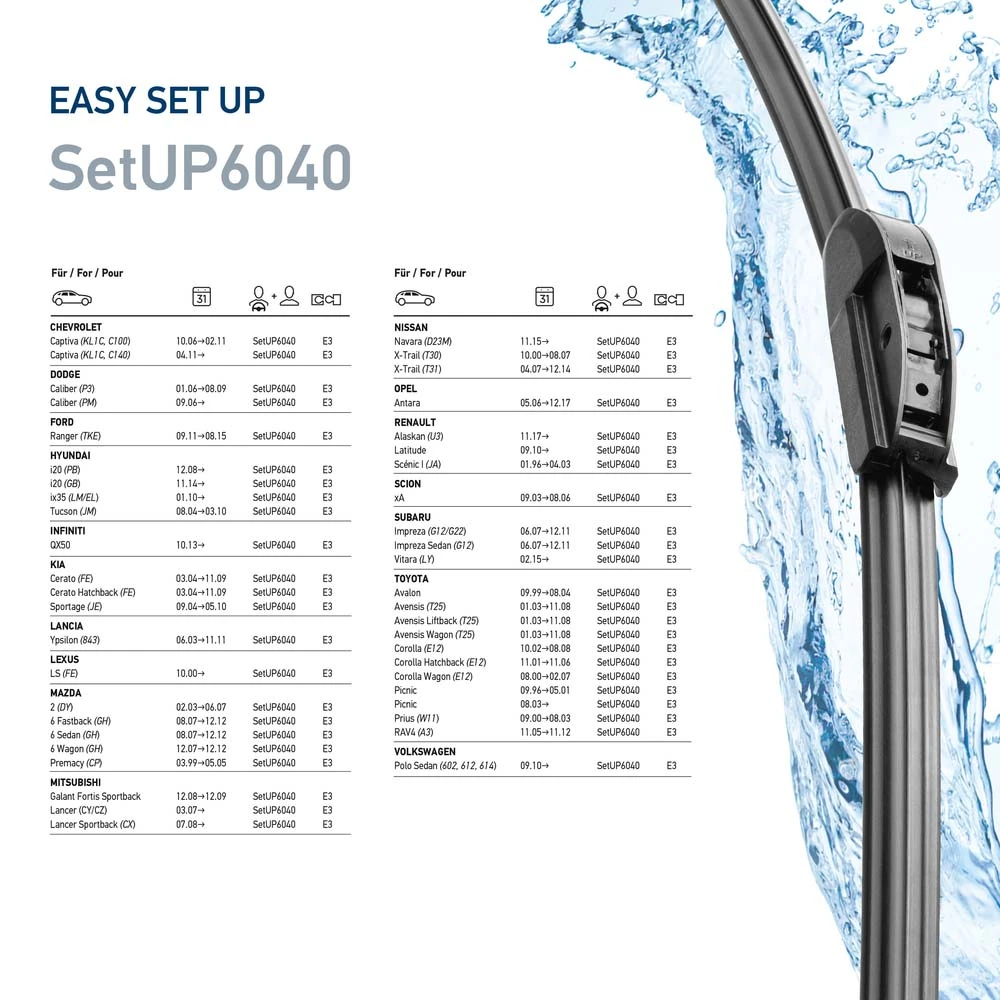 Balai d'essuie-glace HELLA 9XW 358 164-281