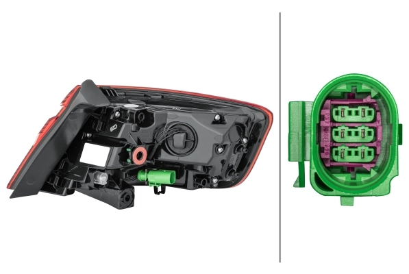 Feu arrière HELLA 2SD 012 836-071