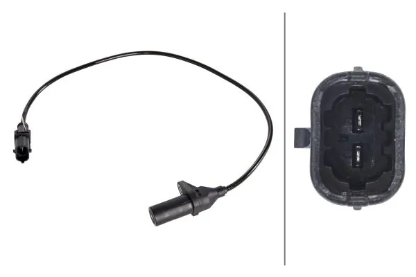 Capteur d'angle, vilebrequin HELLA 6PU 009 167-331