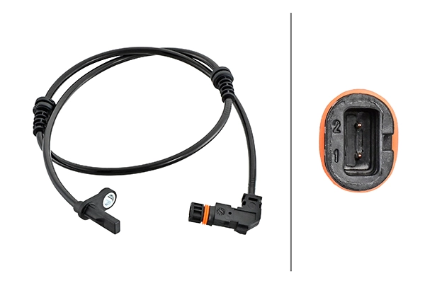 Capteur, vitesse de roue HELLA 6PU 230 048-251