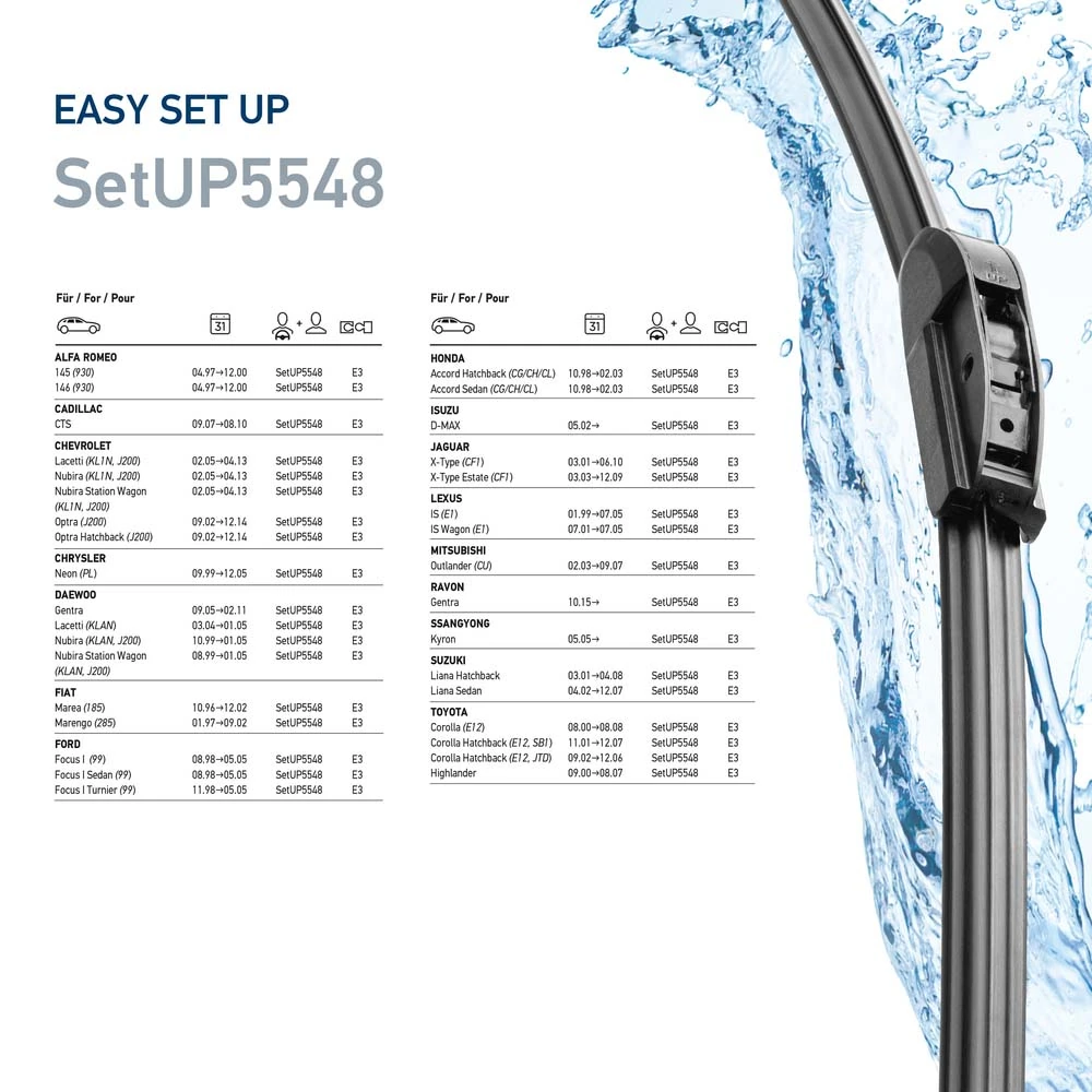 Balai d'essuie-glace HELLA 9XW 358 164-251