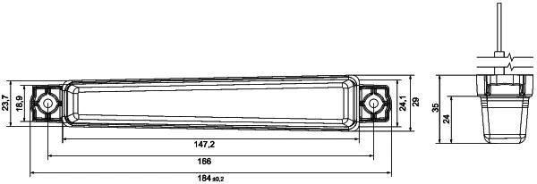 Feu clignotant HELLA 2BA 012 846-017