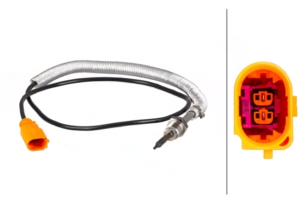 Capteur, température des gaz HELLA 6PT 014 494-601