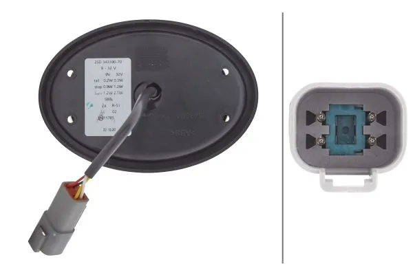 Feu arrière HELLA 2SD 343 390-707