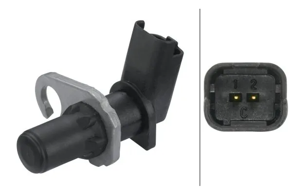 Capteur d'angle, vilebrequin HELLA 6PU 009 146-421