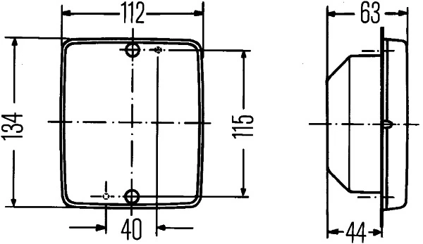 Feu arrière HELLA 2SA 003 236-341