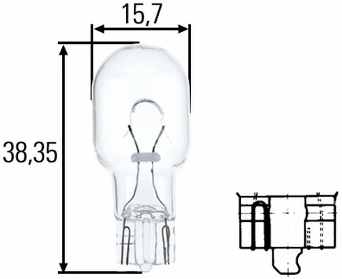 Bulb, reverse light