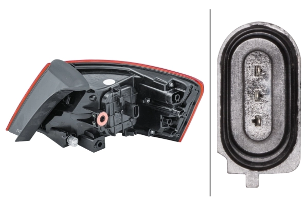 Feu arrière HELLA 2SD 012 833-031