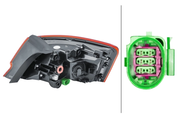 Feu arrière HELLA 2SD 012 831-031
