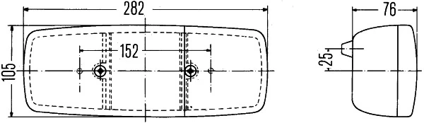 Feu arrière HELLA 2SD 001 699-061