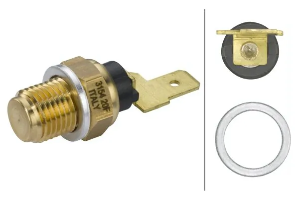 Capteur, température d'huile HELLA 6PT 009 107-691