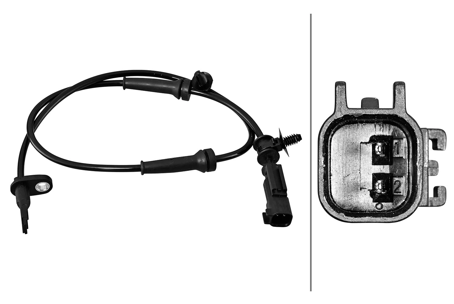 Capteur, vitesse de roue HELLA 6PU 358 217-191