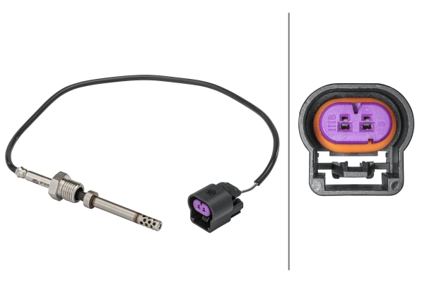 Capteur, température des gaz HELLA 6PT 358 181-701