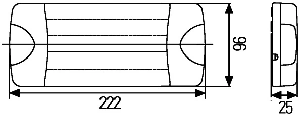 Feu arrière HELLA 2VA 980 710-301