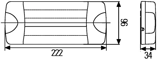 Feu arrière HELLA 2SD 959 050-401
