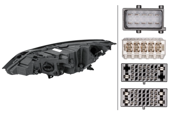 Projecteur principal HELLA 1EX 354 829-221