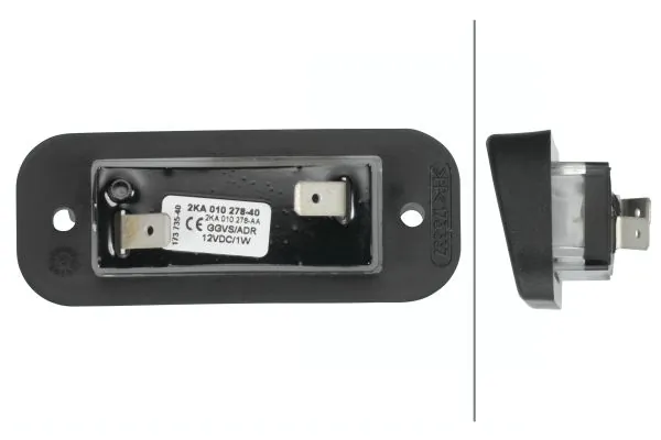 Feu éclaireur de plaque HELLA 2KA 010 278-411