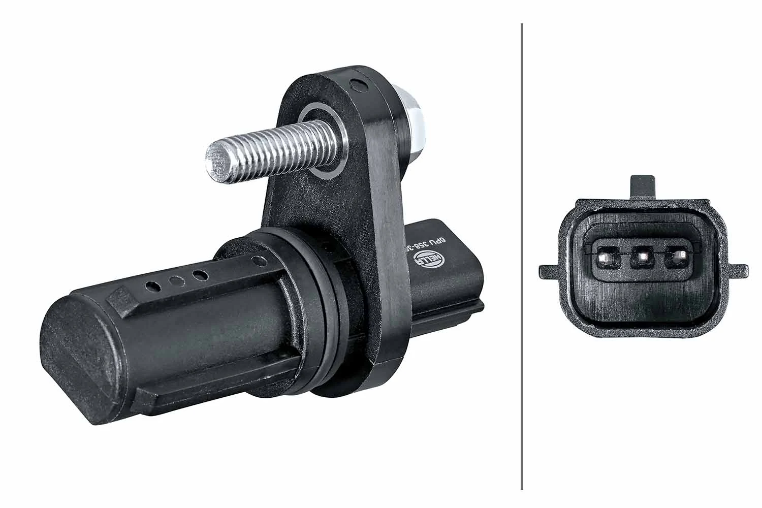 Capteur d'angle, vilebrequin HELLA 6PU 358 381-041