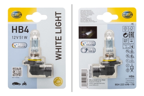 Bulb, front fog light